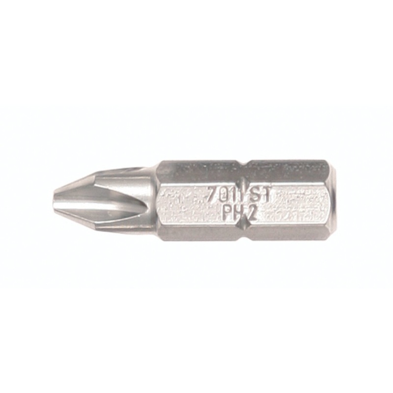 Wiha Tools 71133 #1 x 25mm Stainless Steel Phillips Insert Bit
