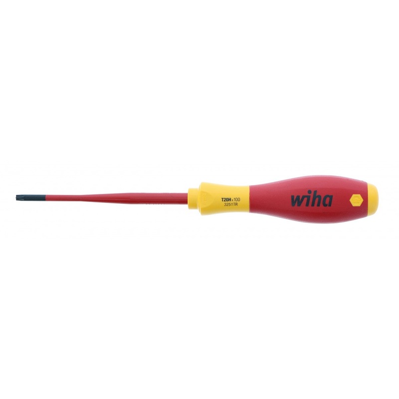 Wiha Tools 32514 Insulated SlimLine Security TORX Screwdriver, T20s x 100 mm