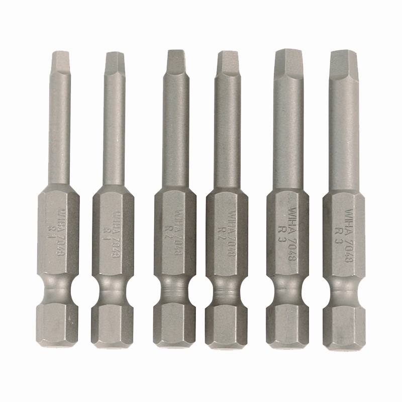 Wiha Tools 74895 Square Power Bit Set, 6 Pc.