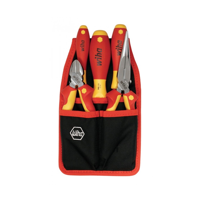 Wiha Tools 32872 Insulated Pliers / Cutters / Screwdrivers Set, 5 Pc.