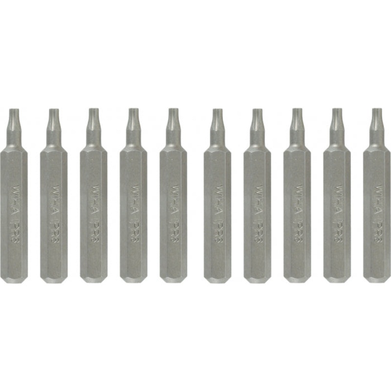 Wiha Tools 75672 System 4 5-Point Pentalobe Micro Bits, PS1 x 28 mm, 10 Pk.