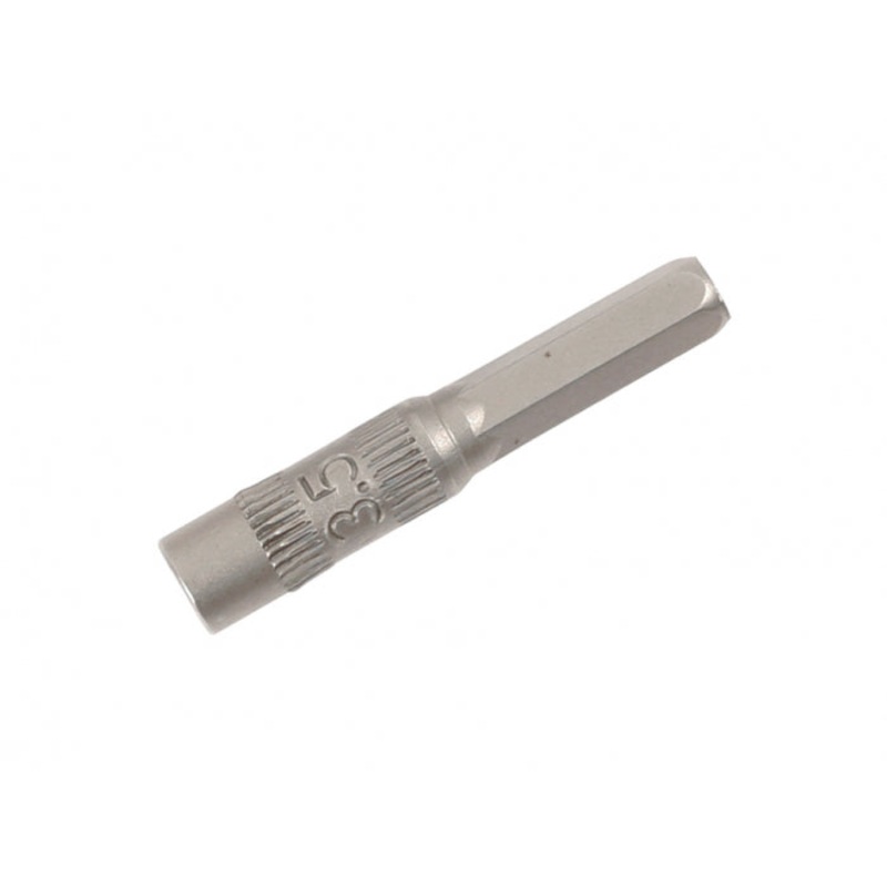 Wiha Tools 75825 System 4 Metric Nut Setter Micro Bit, 1/4" Hex Bit Adapter, 4.5 mm x 30 mm