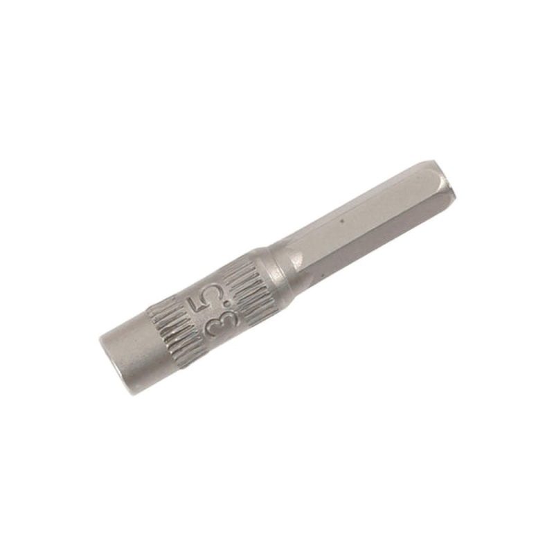 Wiha Tools 75826 System 4 Metric Nut Setter Micro Bit, 1/4" Hex Bit Adapter, 5 mm x 30 mm