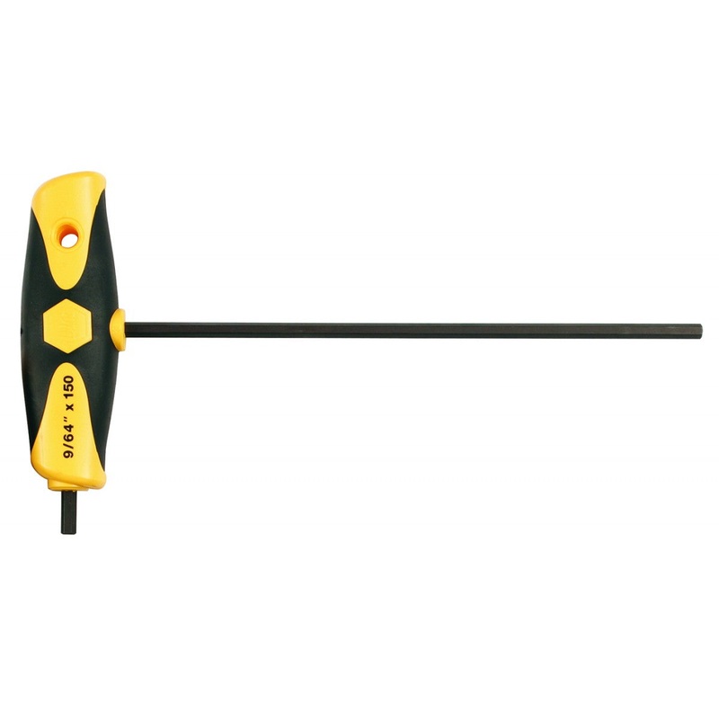 Wiha Tools 33426 9/64" x 5.9" Soft Grip Dual Drive Hex T-handle