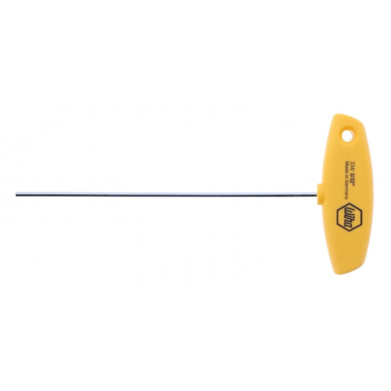 Wiha Tools 33453 Hex T-Handle 3/32" x 6"