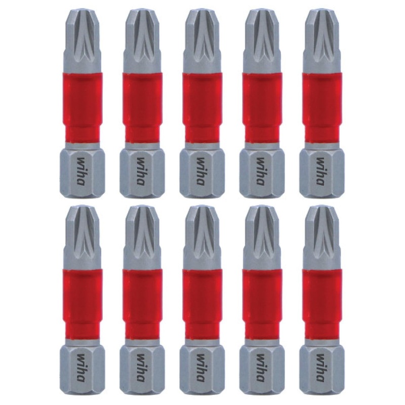 Wiha Tools 76508 MaxxTor Impact Bit Pozidriv #3 x 29mm - 10 Pack