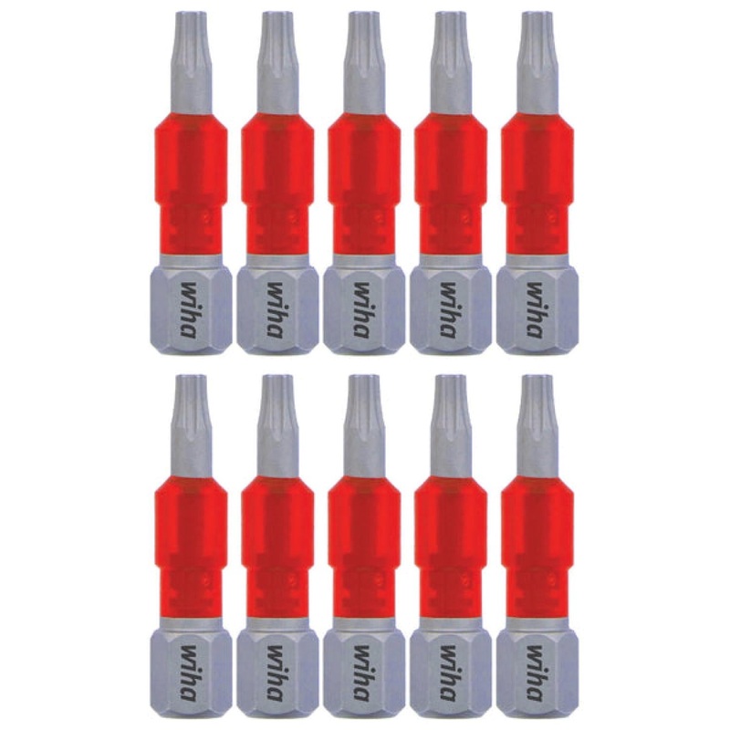 Wiha Tools 76510 MaxxTor Impact Bit TORX T10 - 29mm - 10 Pack