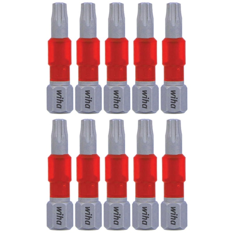 Wiha Tools 76512 MaxxTor Impact Bit TORX T20 - 29mm - 10 Pack