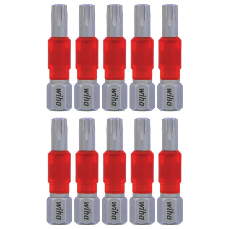 Wiha Tools 76513 MaxxTor Impact Bit TORX T25 - 29mm - 10 Pack