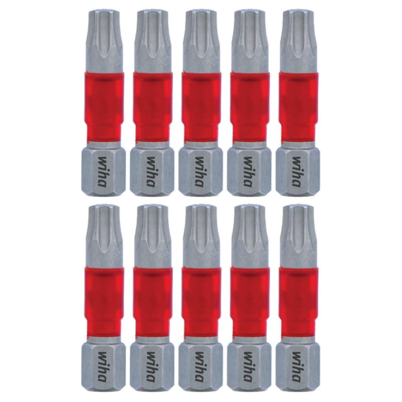 Wiha Tools 76514 MaxxTor Impact Bit TORX T27 - 29mm - 10 Pack