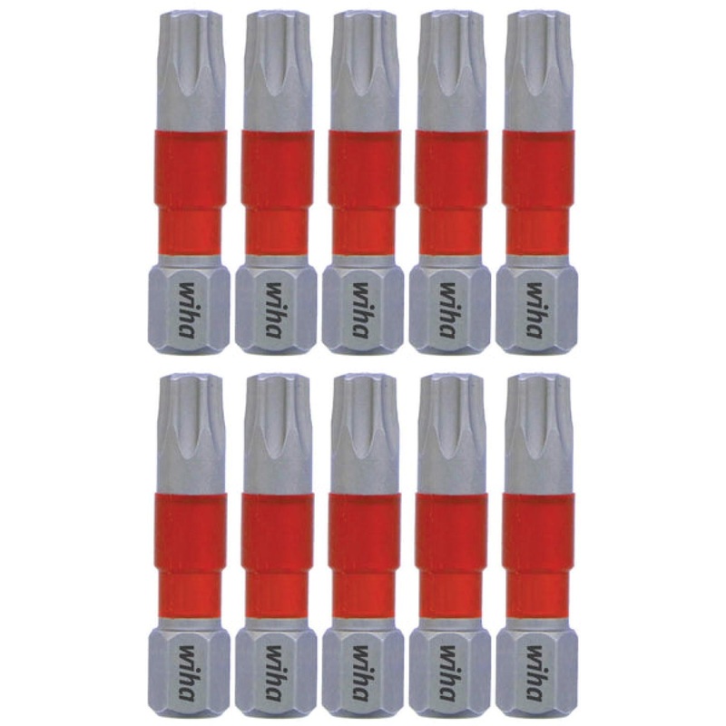 Wiha Tools 76516 MaxxTor Impact Bit TORX T30 - 29mm - 10 Pack