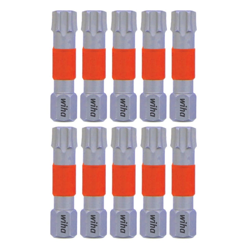 Wiha Tools 76517 MaxxTor Impact Bit TORX T40 - 29mm - 10 Pack