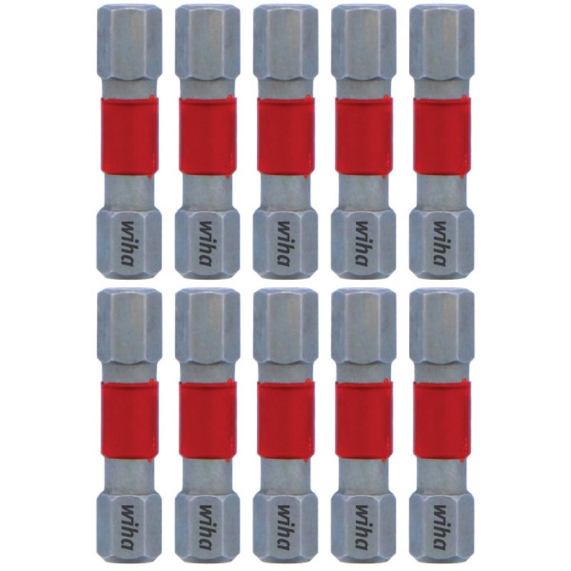 Wiha Tools 76535 MaxxTor Impact Bit Hex 1/4" x 29mm - 10 Pack