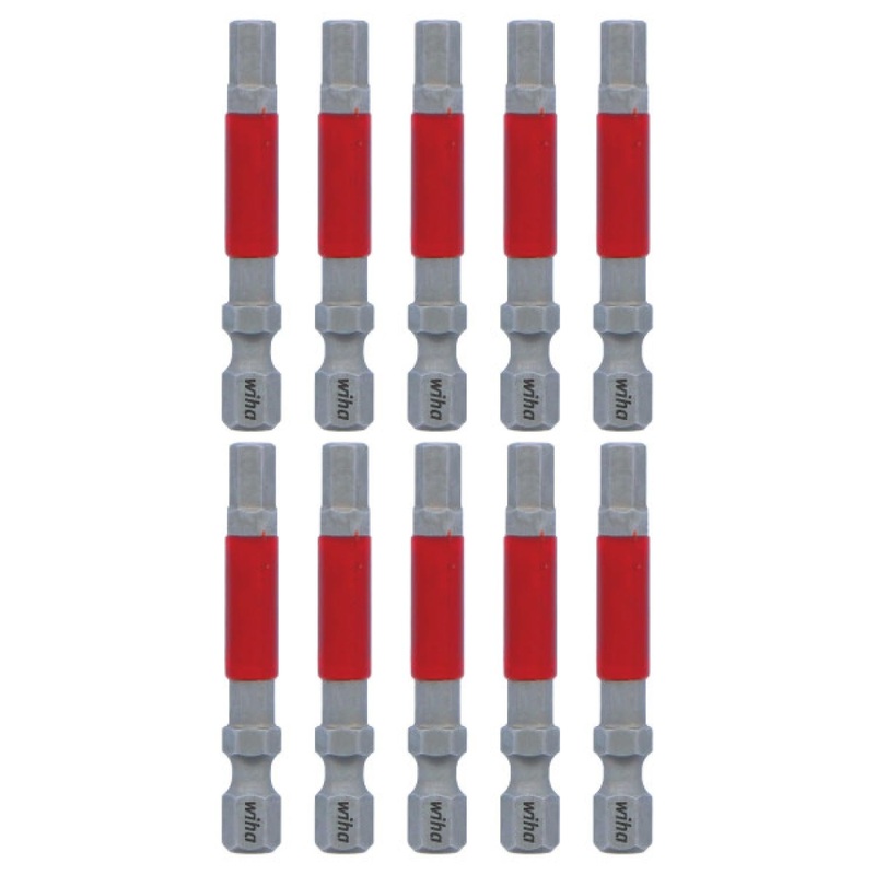 Wiha Tools 76565 MaxxTor Impact Bit Hex 5.0mm x 49mm - 10 Pack