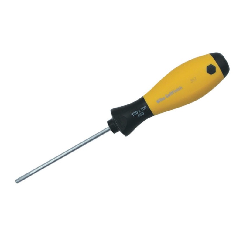 Wiha Tools 36218 T10 TORX ESD SoftFinish Driver