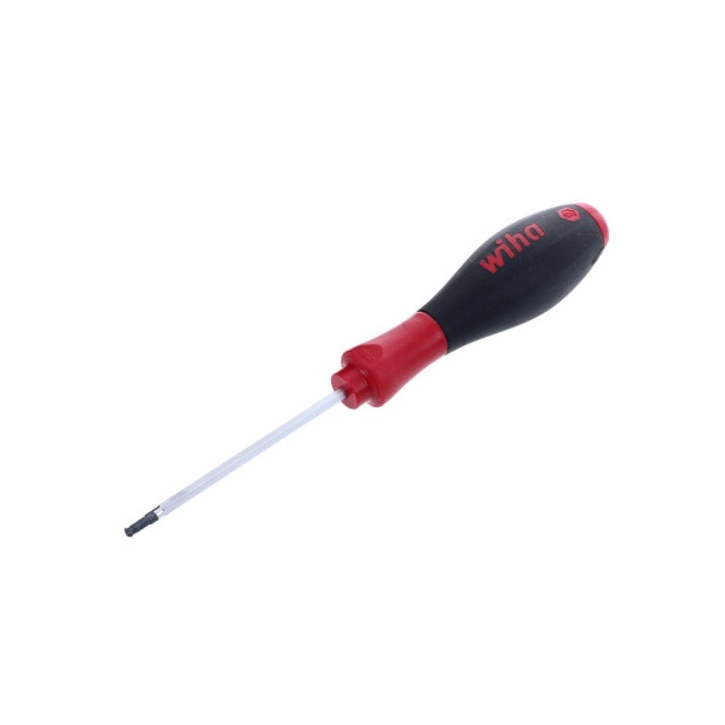 Wiha Tools 36221 Ball End TORX Screwdriver with SoftFinish Handle, T15 x 80mm