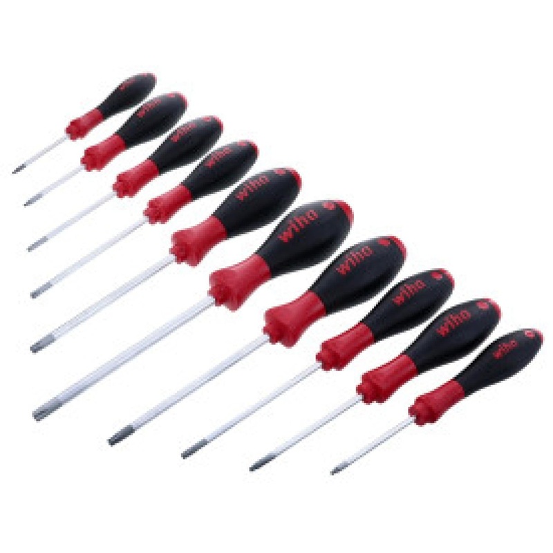 Wiha Tools 36259 SoftFinish Security TORX 10 Piece Set T7s-T40s