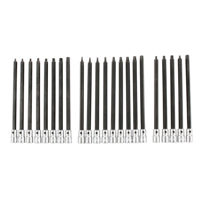 Wiha Tools 77198 22 Piece TORX/Hex Inch/Metric 1/4" Drive Bit Socket Set
