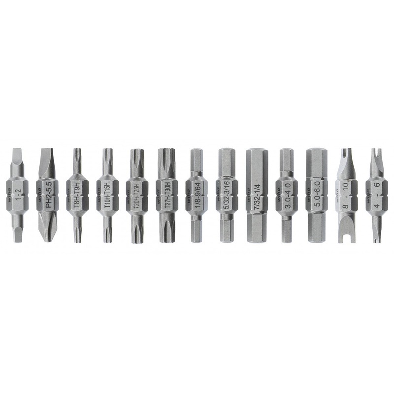 Wiha Tools 77783 13 Bit Pack Double Ended Security Bit Reload for 26-in-1