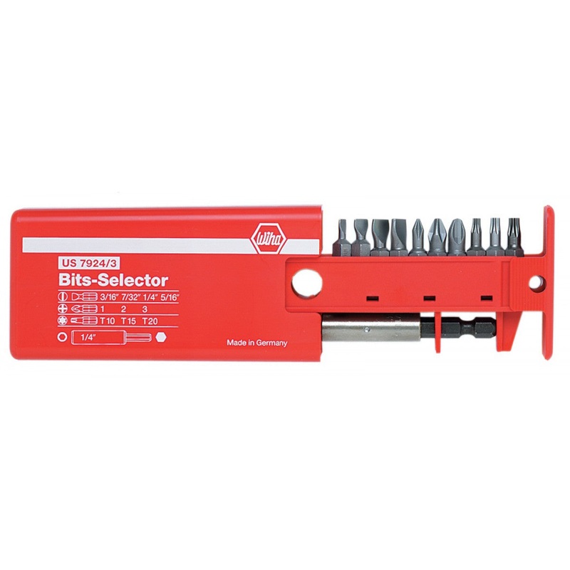 Wiha Tools 79243 Slotted, Phillips & TORX Bit Selector