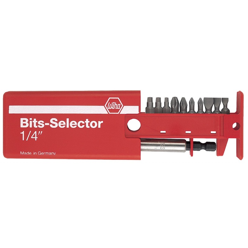 Wiha Tools 79248 11 Piece Bits-Selector and Magnetic Bit Holder Set