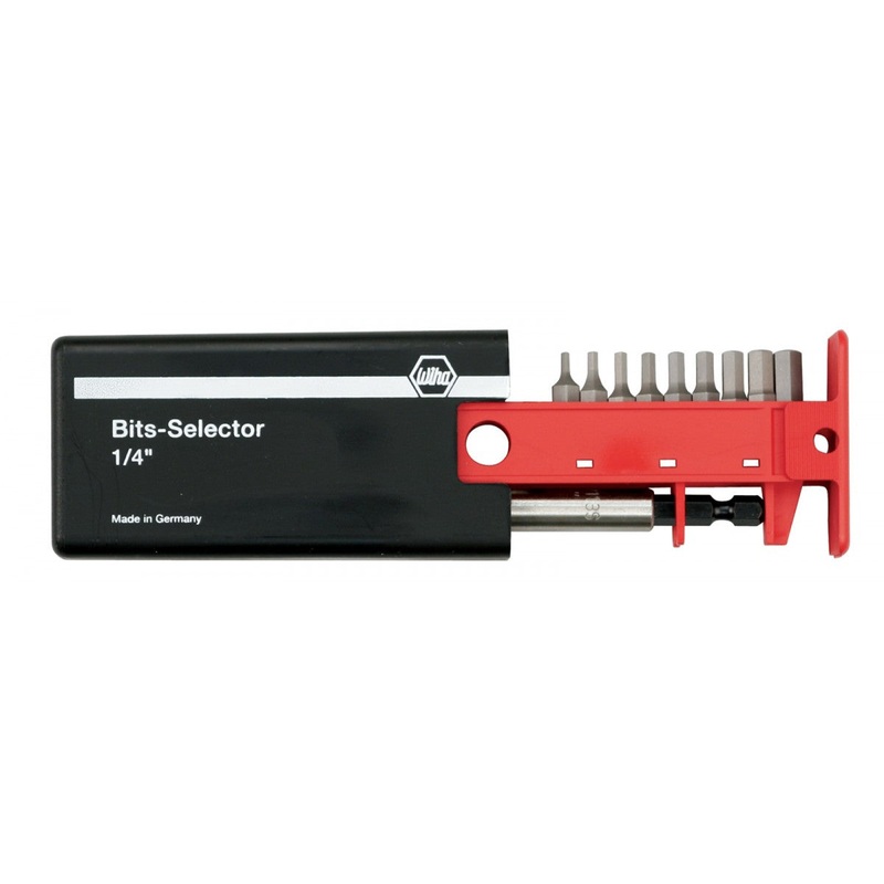 Wiha Tools 79266 9 Piece Bits-Selector Security Hex and Magnetic Bit Holder Set - 5/64" - 1/4"
