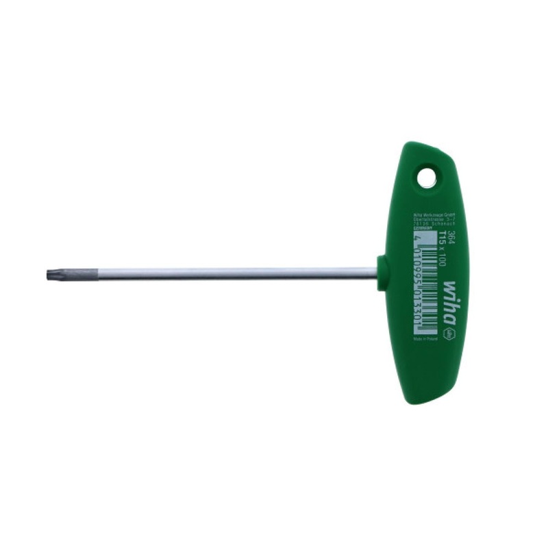 Wiha Tools 36415 TORX T-Handle, T15 x 100 mm