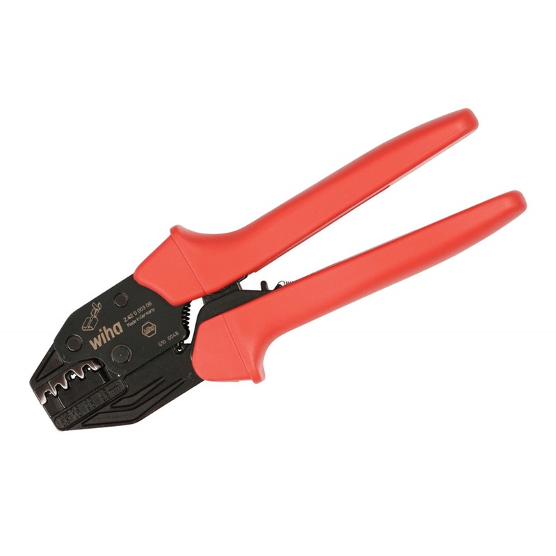 Wiha Tools 43624 Ratchet Crimper Push on Terminals