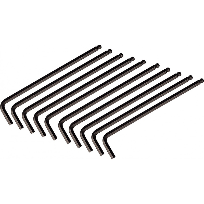 Wiha Tools 46721 Ball End Mid-Length Hex L - Key, 7/32", 10 Pk.