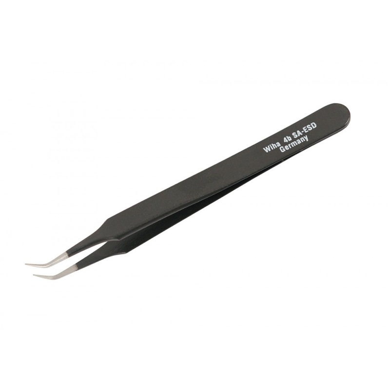 Wiha Tools 55539 ESD Safe Tweezers 4B SA