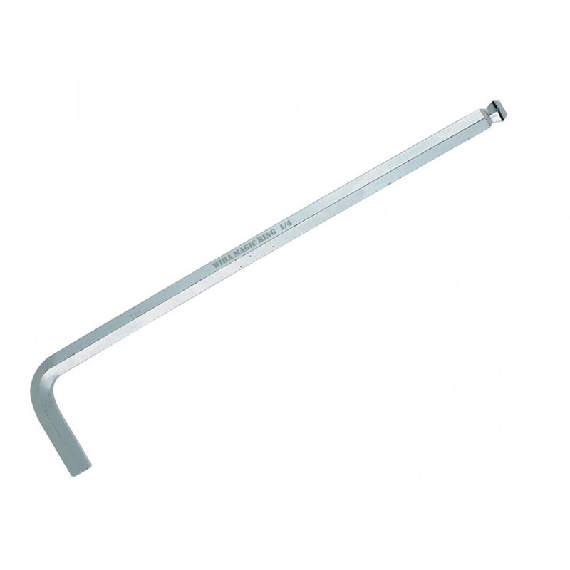 Wiha Tools 66965 MagicRing Ball End Hex L - Key, 1/4" x 7.3"