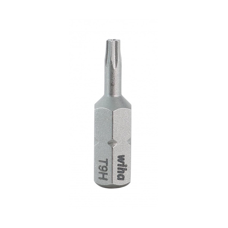 Wiha Tools 70129 Security TORX Insert Bits, T9s, 10 Pk.