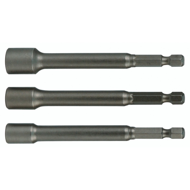 Wiha Tools 70492 3 Piece 6" Nut Setter Set