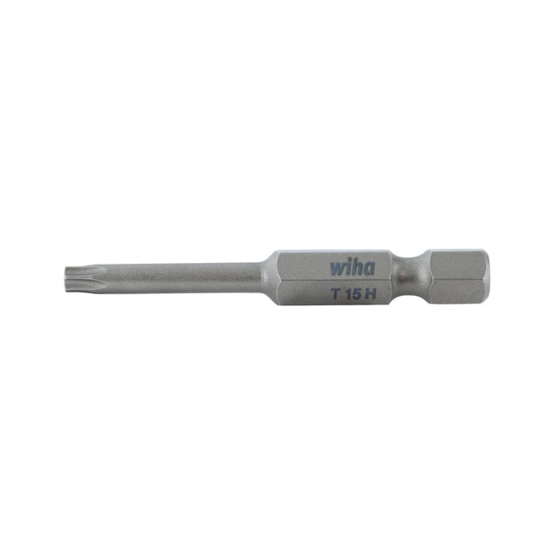 Wiha Tools 70515 T15s x 50mm Security TORX Power Bit, 10 Pack