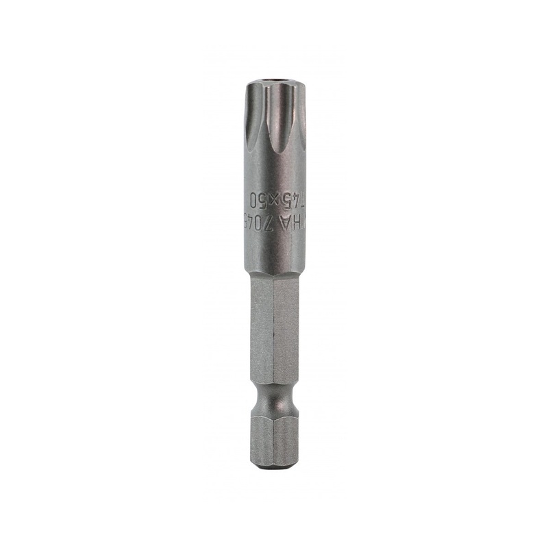 Wiha Tools 70545 T45s x 50mm Security TORX Power Bit, 10 Pack