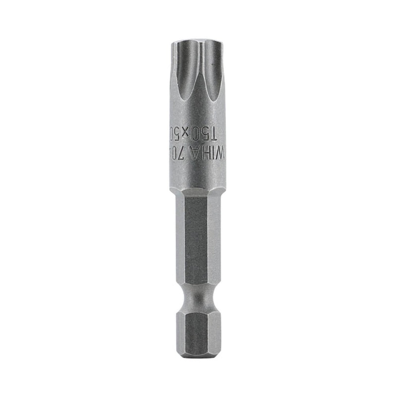 Wiha Tools 70550 Security TORX Power Bit, T50s x 50mm, 10 Pieces
