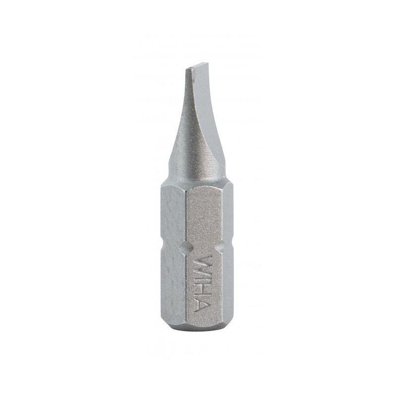Wiha Tools 71004 5.5mm x 25mm Slotted Insert Bit, 10 Pack