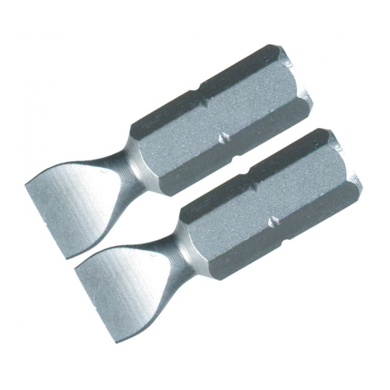 Wiha Tools 71051 4.5 x 25mm Slotted Insert Bit, 2 Pack