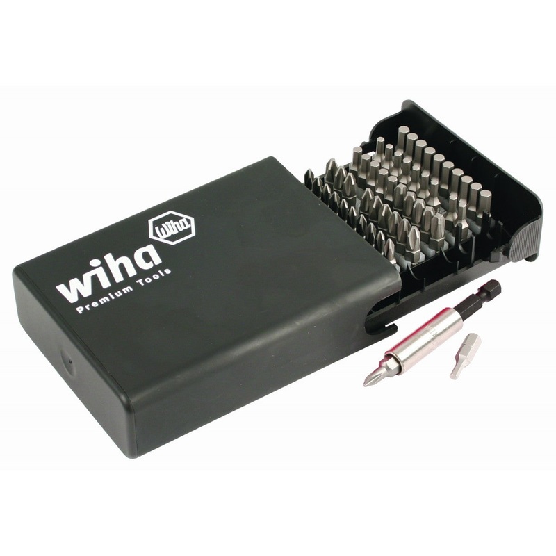 Wiha Tools 71095 Phillips/Hex SAE Bits Collector, 51 Piece