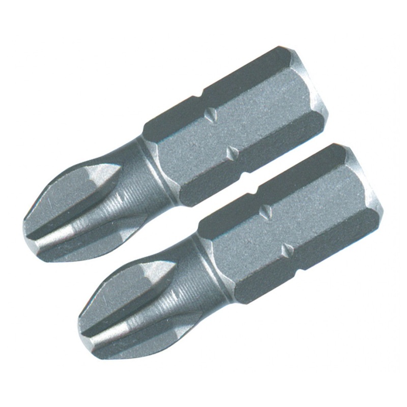Wiha Tools 71151 #1 x 25mm Phillips Insert Bit, 2 Pack