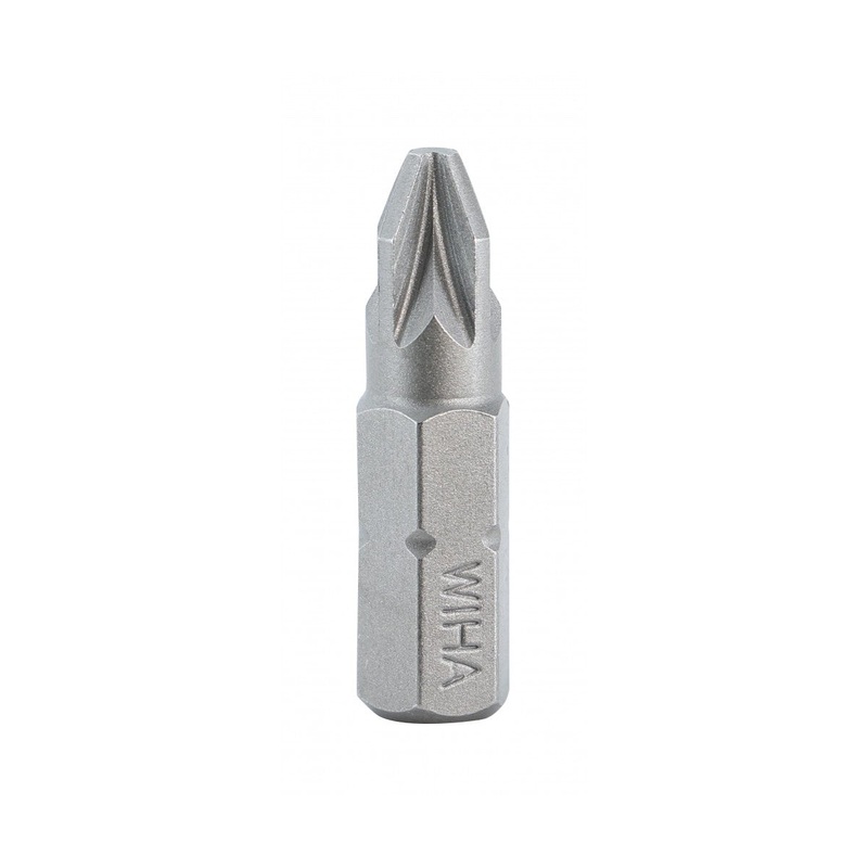 Wiha Tools 71202 2 x 25mm PoziDriv Insert Bit, 10 Pack