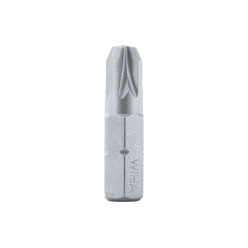 Wiha Tools 71203 3 x 25mm PoziDriv Insert Bit, 10 Pack