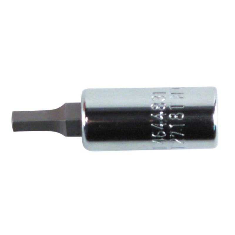 Wiha Tools 71327 Hex Metric Bit Socket, 1/4" Square Drive, 8.0 mm