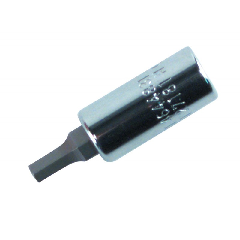 Wiha Tools 71382 Hex Inch Bit Socket, 1/4" Square Drive, 3/16"