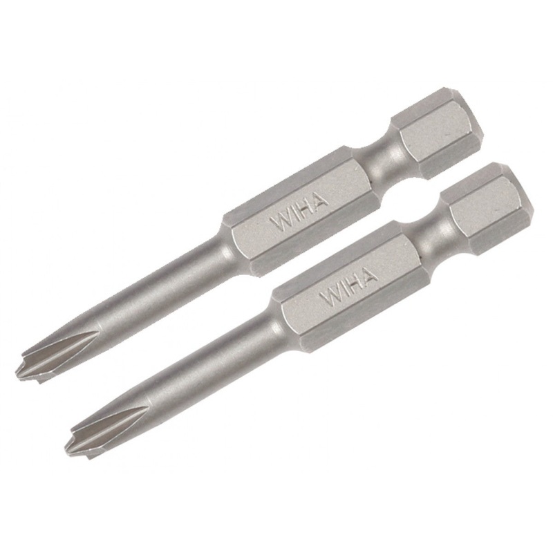 Wiha Tools 71456 Xeno Terminal Block Power Bits, #2 x 50 mm, 2 Pk.