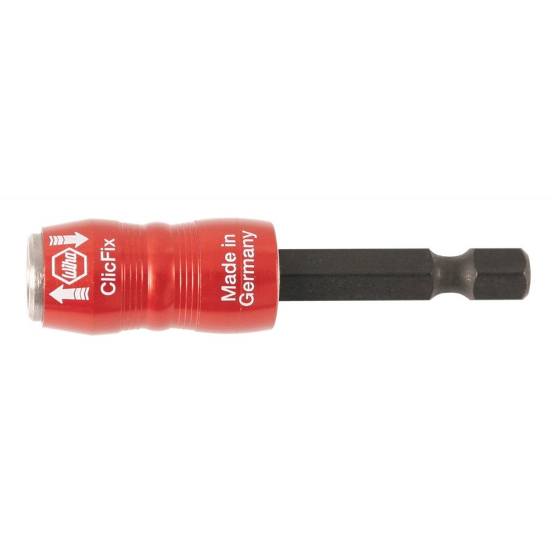 Wiha Tools 71491 ClicFix Long Insert Magnetic Bit Holder, 1/4" Drive, 2.9"