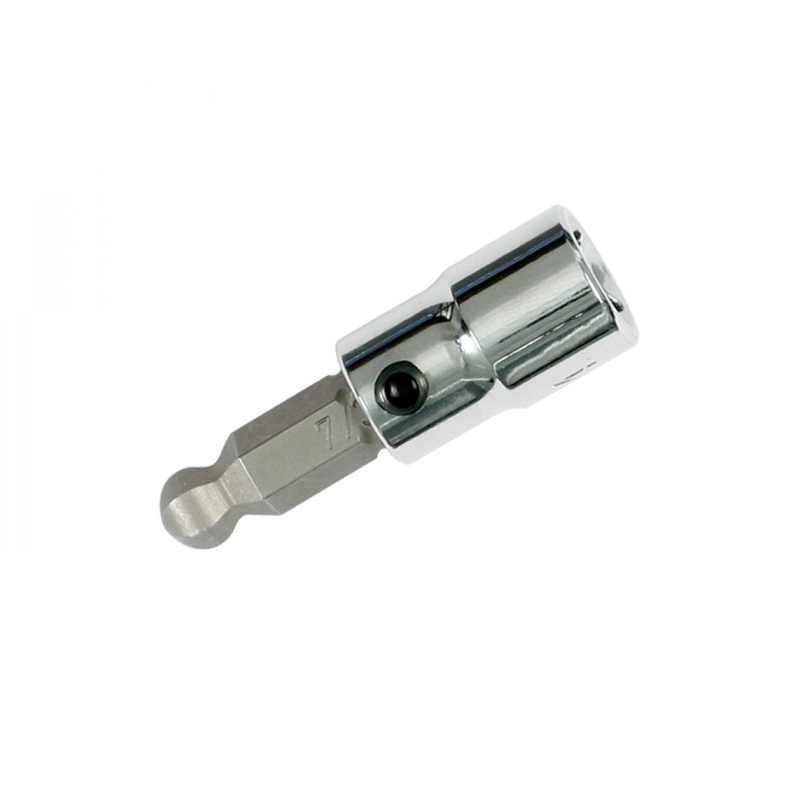 Wiha Tools 71775 Ball End Hex Metric Bit Socket, 1/4" Square Drive, 4.0 mm