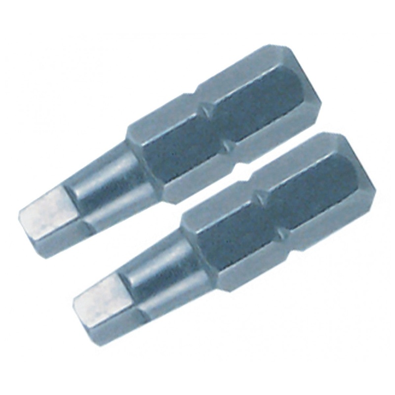 Wiha Tools 71852 Square Insert Bit, #2 x 25 mm, 2 Pk.
