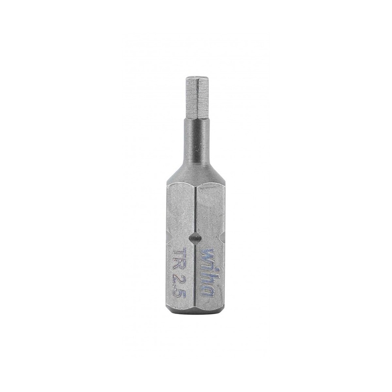 Wiha Tools 71941 Security Hex Insert Bit, 2.5 mm x 25 mm, 10 Pk.