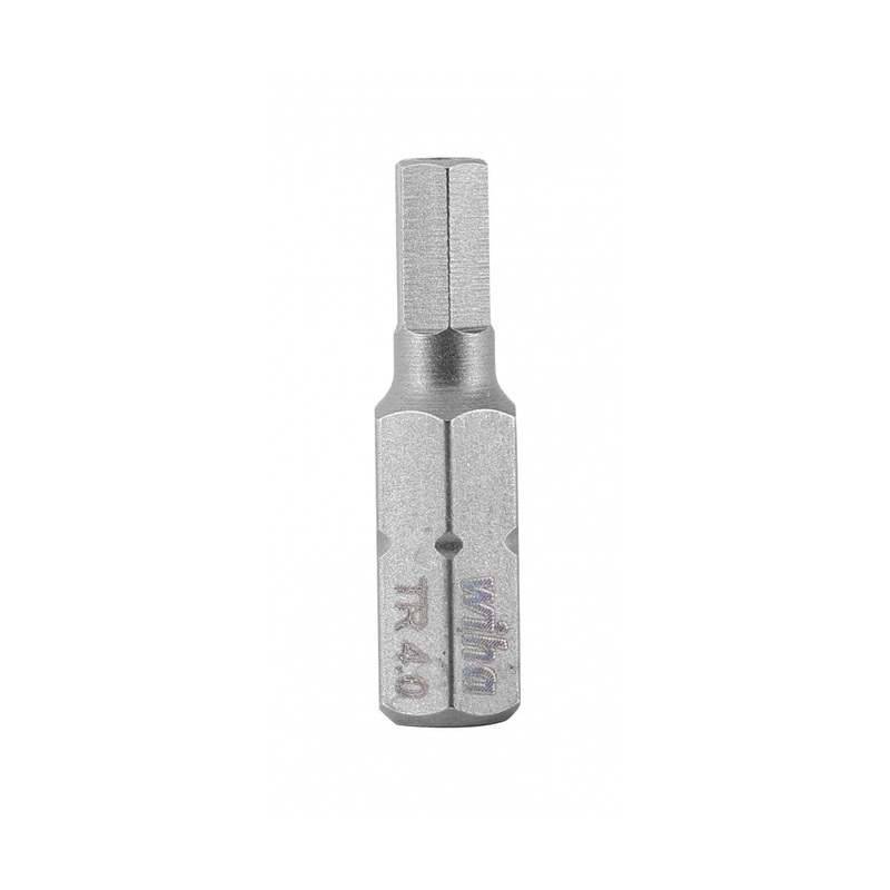 Wiha Tools 71943 Security Hex Insert Bit, 4.0 mm x 25 mm, 10 Pk.
